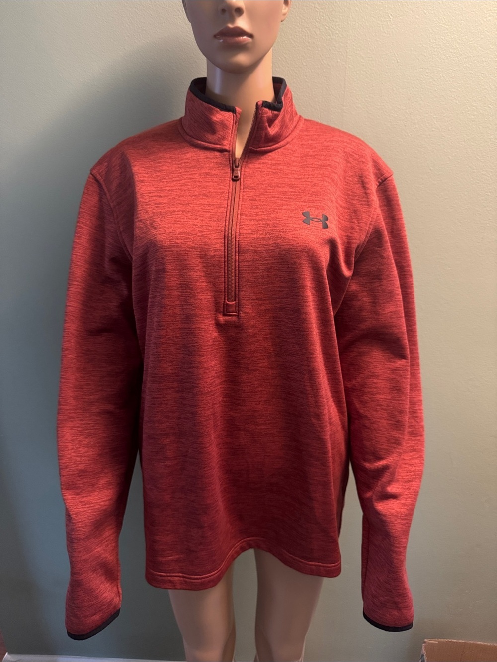 Under Armour Red Half-Zip Men's Sweater